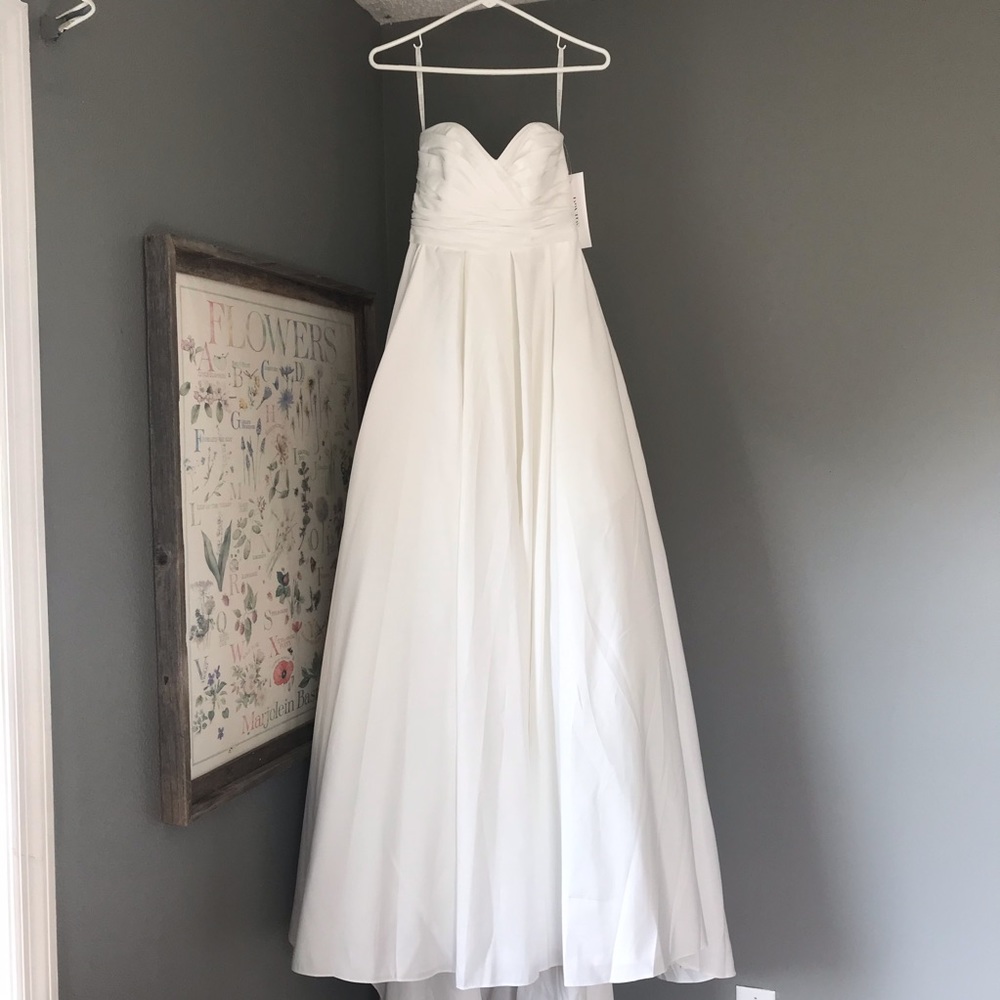 David’s Bridal Empire Waist Wedding Dress